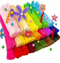 Haste de Chenille Limpador de Cachimbo 30 cm Pacote com 100 Unidades