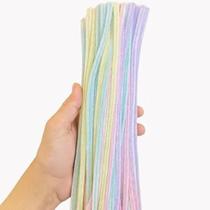 Haste de Chenille Limpador de Cachimbo 30 cm Pacote com 100 Unidades