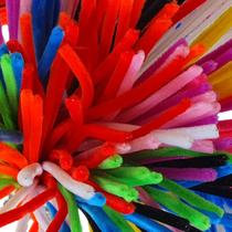 Haste de Chenille Limpador de Cachimbo para Artesanato com Fios MISTO - 100 UN