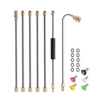 Haste De Extensão Para Limpeza a Pressão De 256cm, Conector Rápido Em Formato U, 4000PSI, Para