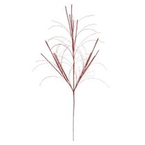 Haste De Natal Grass Com Glitter Vermelho 95cm