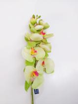 Haste de Orquídea Artificial Verde 87 cm
