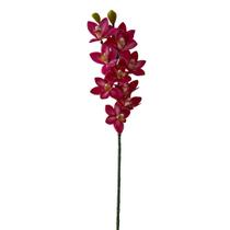 Haste de orquídea rosa pink toque real 74ax15l/cm