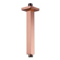 Haste De Teto Para Chuveiro 20cm Lexxa Rose Gold Lx07rg