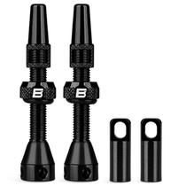 Haste de válvula Presta sem câmara de ar BWSHLF Super Light Alloy 40-100mm