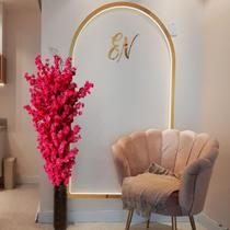 Haste Decorativa Artificial com 8 Unidades de Cerejeira - Decoração Sofisticada para Casamentos