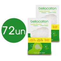 Haste Flexivel Cotonete Bellacoton 72 caixas com 75 unidades