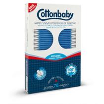 Haste Flexível Cottonbaby Cartucho 75 Unidades Haste Flexível Cottonbaby Cartucho 75 Unidades