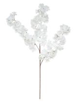 HASTE FLOR CEREJEIRA DECORATIVO BRANCO 95cm - Flor Arte HASTE FLOR CEREJEIRA DECORATIVO BRANCO 95cm - Flor Arte