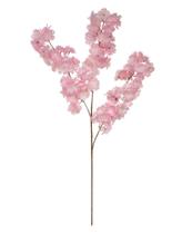 HASTE FLOR CEREJEIRA DECORATIVO (ROSA) 95cm
