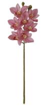 HASTE FLOR ORQUIDEA CYMBIDIUM C/COAT REAL TOQUE X7 ROSA 67cm HASTE FLOR ORQUIDEA CYMBIDIUM C/COAT REAL TOQUE X7 ROSA 67cm