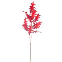 Haste folhagem vermelho envelhecido x3 com 115cm