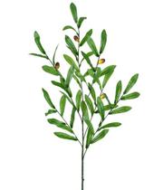 Haste folhas de oliva x6 verde - 58038