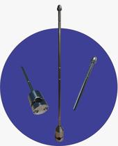 Haste Inox 304 Bandeira para Moto Harley Davidson 45cm - Polido