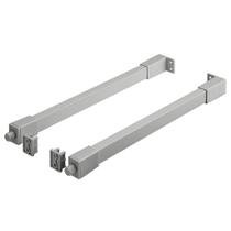 Haste Lateral Retangular 450mm para Gaveta Matrix Invisa Slim Cinza Hafele Haste Lateral Retangular 450mm para Gaveta Matrix Invisa Slim Cinza Hafele