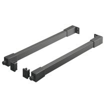 Haste Lateral Retangular 500mm para Gaveta Matrix Invisa Slim Antrácito Hafele