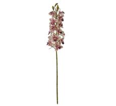 Haste Orquídea Dendrobium Real Toque X19 Rosa Antigo 82cm