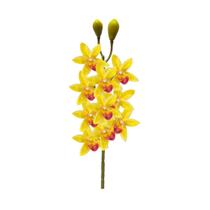 Haste Orquídea Luxo Realista Decorativa Flor Artificial Premium Arranjos Sofisticados Casa