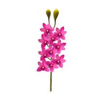 Haste Orquídea Luxo Realista Decorativa Flor Artificial Premium Arranjos Sofisticados Casa