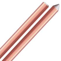 Haste para aterramento cobre 1 metro 10mm 3/8
