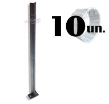 Haste para concertina 30cm galvanizada base - 10 unid. Haste para concertina 30cm galvanizada base - 10 unid.