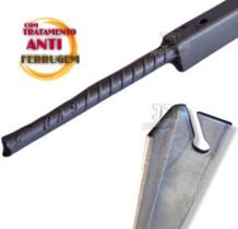 Haste para fixação para concertina 45cm vergalhão Kit 6 un