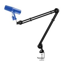 Haste/Pedestal Articulado/Flexível c/ Molas Internas p/ Microfone Condensador, 52/52 cm, Cor Preto