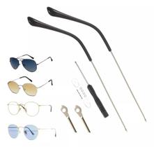 Haste Perna Compatível Com Ray Ban Resposição Tipo Aviador Conserto Óculos Sol peça logo reposição original caçador hexagonal round grau solar Haste Perna Compatível Com Ray Ban Resposição Tipo Aviador Conserto Óculos Sol peça logo reposição original caçador hexagonal round grau solar