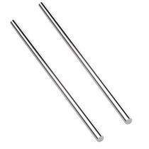 Haste redonda sólida de aço inoxidável 9 mm x 405 mm 304 2 unidades