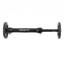Haste telescópica com rodinhas Litepro Easy Wheel para quadro traseiro Brompton preto Haste telescópica com rodinhas Litepro Easy Wheel para quadro traseiro Brompton preto