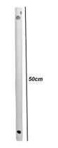 Haste Tubo Para Ventilador 50 cm Branco