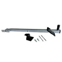 Haste tubular frontal puxador janela maxim-ar 20cm fosco