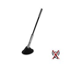 Haste Tuning 178mm em Alumínio Lisa Cromada Preta com Base Decorativa Veículo Universal Traseira Haste Tuning 178mm em Alumínio Lisa Cromada Preta com Base Decorativa Veículo Universal Traseira