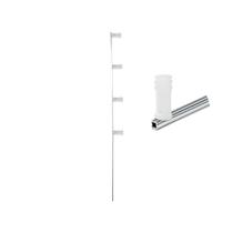 Hastes de Alumínio Tipo Estrela com 4 isoladores