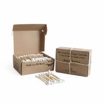 Hastes De Bambu E Algodão Natural/vegano Eco Útil - 100un