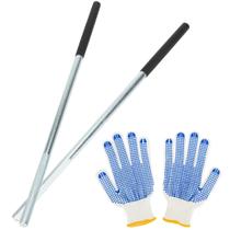 Hastes de Enrolamento TRIPLE DEER Kit com 2 peças em aço zincado 42 cm Hastes de Enrolamento TRIPLE DEER Kit com 2 peças em aço zincado 42 cm