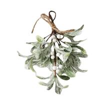 Hastes De Mistletoe Artificial Fosco Flores Falsas Festivas Decoração Durável Para O Natal Em Casa