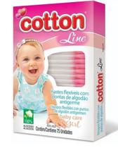 Hastes Flexíveis 75 Unidades Baby Care Girl Cotton