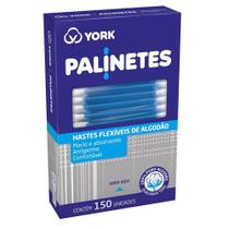 Hastes Flexíveis Algodão Antimicrobiano York 150 Unidades