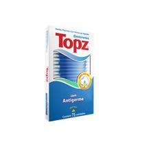 Hastes Flexíveis Bastonetes Topz 100% Algodão Com Antigerme 75 Unid Topz