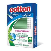 Hastes Flexíveis Biodegradáveis 75 Unidades - Cotton Line