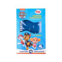 Hastes Flexíveis Com Pontas de Algodão Patrulha Canina 75 Unid Topz Baby