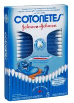 Hastes Flexíveis Cotonete Johnson & Johnson 75 unidades Hastes Flexíveis Cotonete Johnson & Johnson 75 unidades