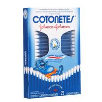 Hastes Flexíveis Cotonetes 12 embalagens c/ 75 Unidades
