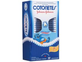 Hastes Flexíveis Cotonetes Johnson & Johnson 300 Unidades