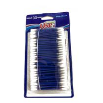 Hastes Flexíveis Cotonetes Use It com 100 unidades
