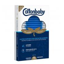 Hastes Flexíveis Cotton baby Cartucho - 12 Embalagens com 75 Unidades Hastes Flexíveis Cotton baby Cartucho - 12 Embalagens com 75 Unidades