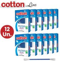 Hastes Flexíveis Cotton Line C/75 - Kit Com 60 ou 12 Unidades Hastes Flexíveis Cotton Line C/75 - Kit Com 60 ou 12 Unidades