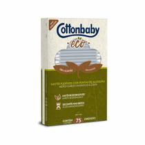 Hastes flexiveis cottonbaby c/75 ecologica