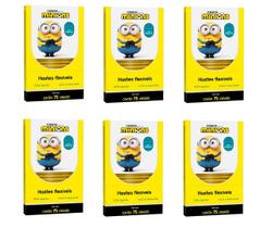 HASTES FLEXÍVEIS CREMER COM 75UN 100% ALGODÃO MINIONS - KIT C/6un HASTES FLEXÍVEIS CREMER COM 75UN 100% ALGODÃO MINIONS - KIT C/6un